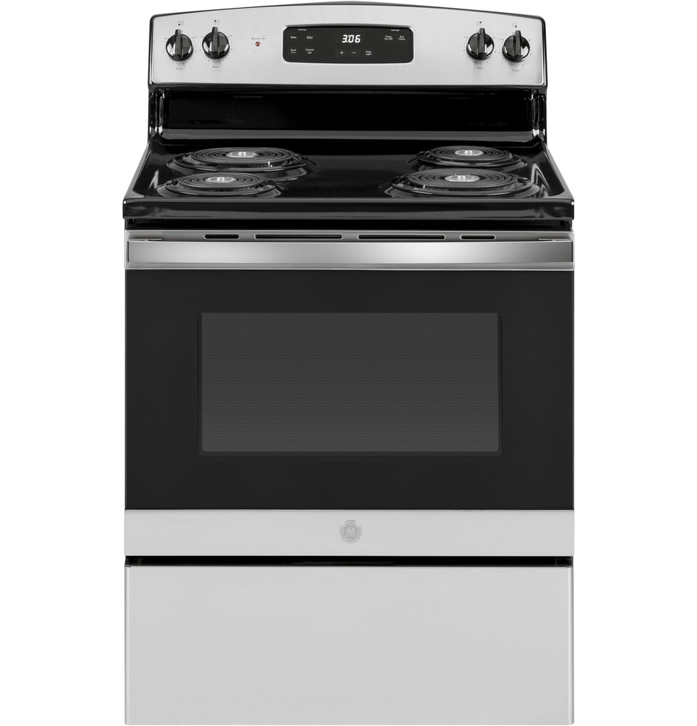 GE® 30" Free-Standing Electric Range