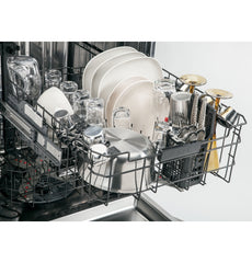 GE Café™ Series Stainless Interior Built-In Dishwasher with Hidden Controls