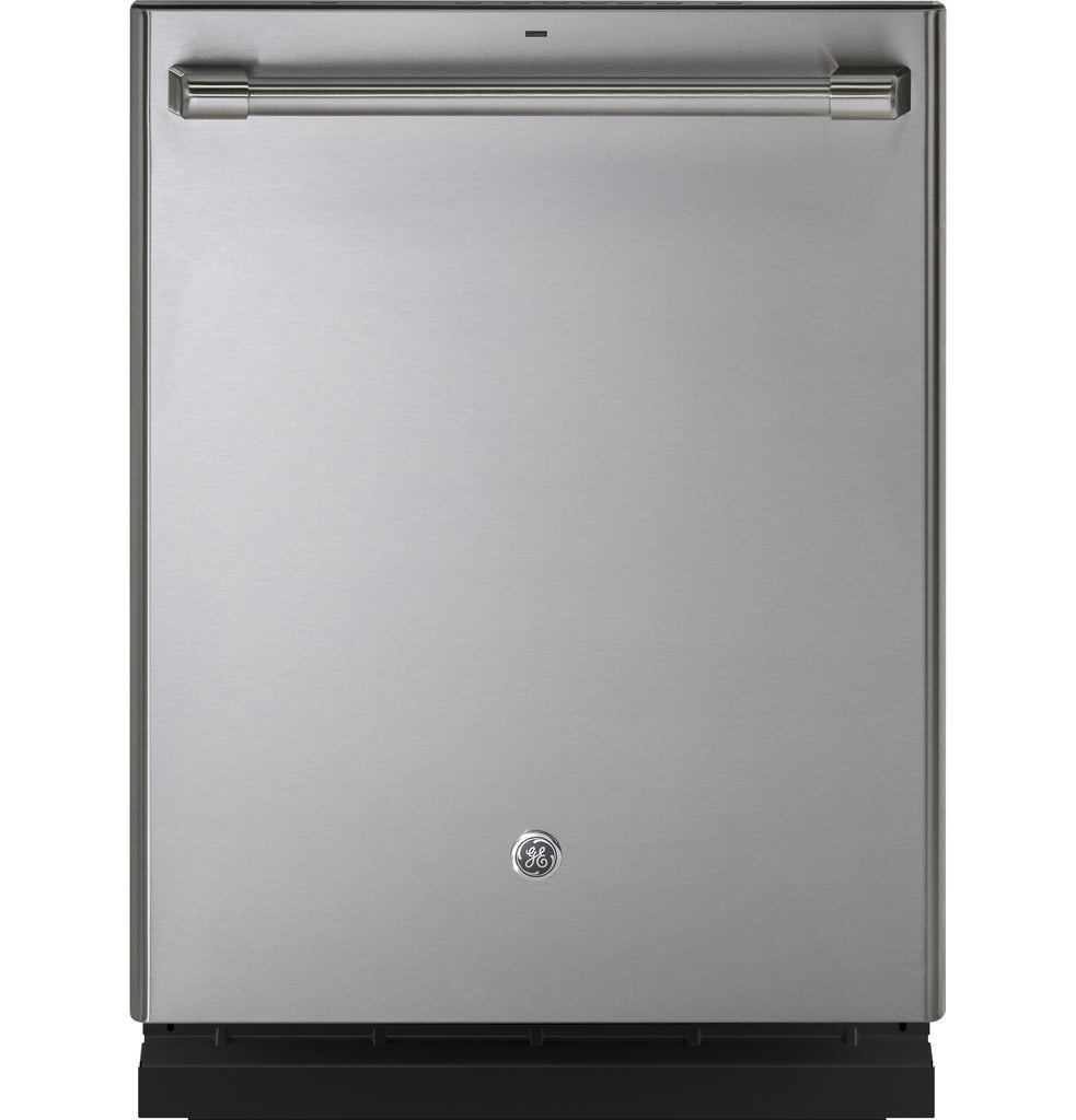 GE Café™ Series Stainless Interior Built-In Dishwasher with Hidden Controls