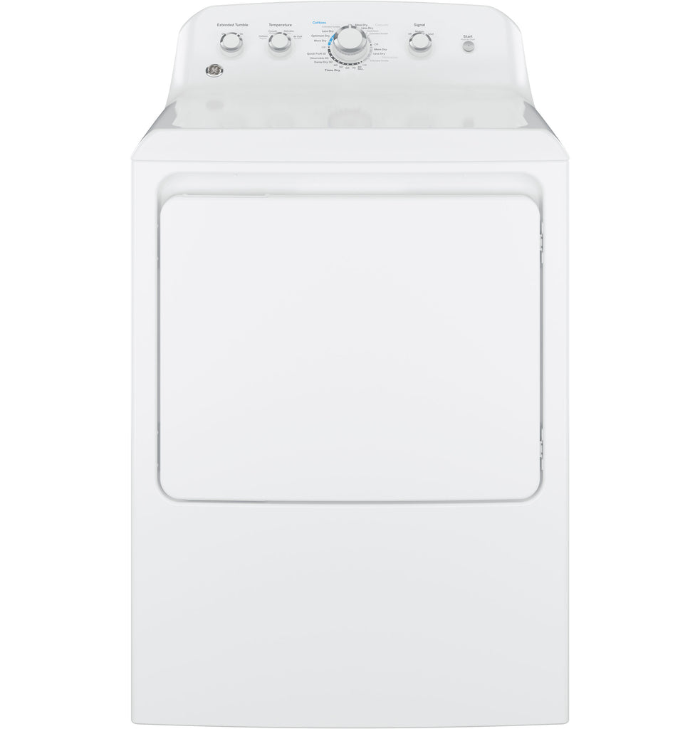 GE® 7.2 cu. ft. Capacity aluminized alloy drum Electric Dryer