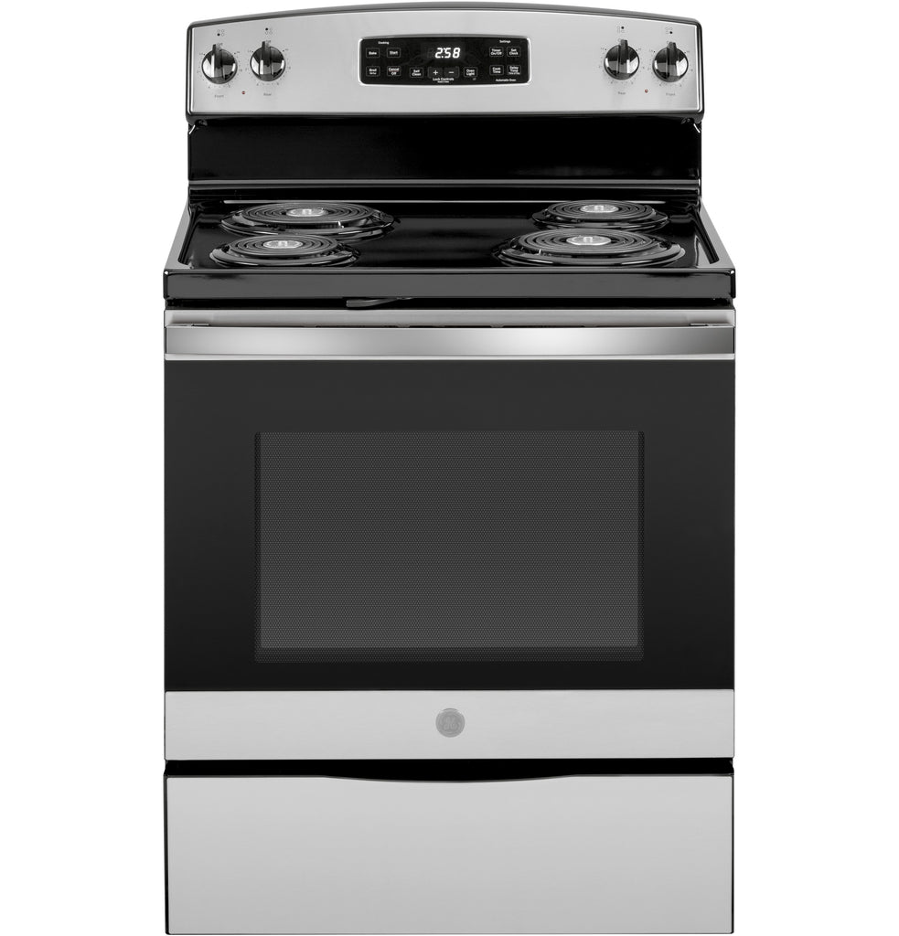 GE® 30" Free-Standing Self-Clean Electric Range