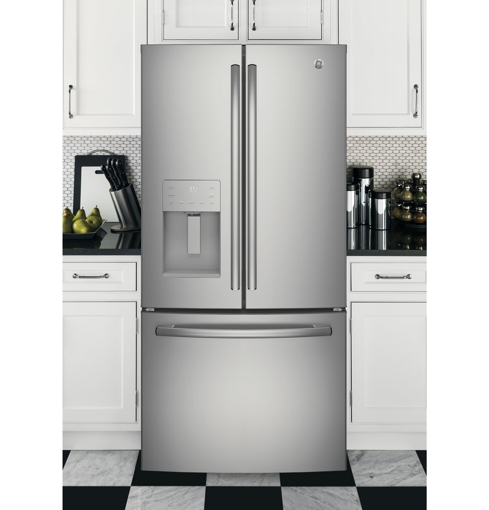 GE® ENERGY STAR® 23.7 Cu. Ft. French-Door Refrigerator