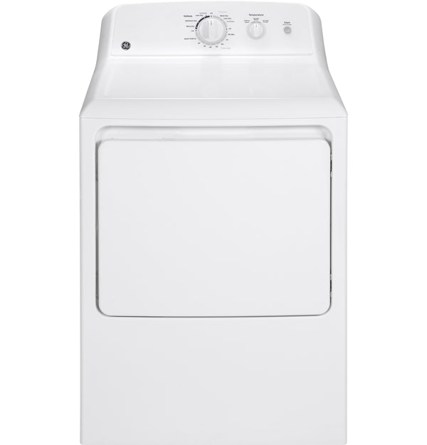 GE® 6.2 cu. ft. capacity aluminized alloy drum electric dryer