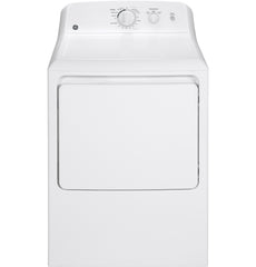 GE® 6.2 cu. ft. capacity aluminized alloy drum electric dryer