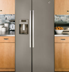 GE® ENERGY STAR® 25.3 Cu. Ft. Side-By-Side Refrigerator