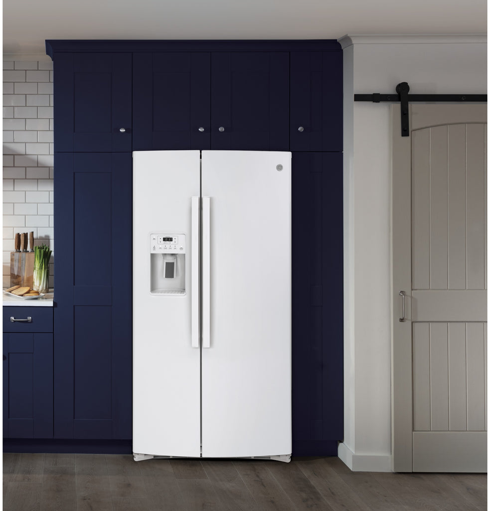GE® 25.1 Cu. Ft. Side-By-Side Refrigerator