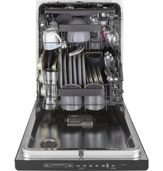 GE Café™ Series Stainless Interior Built-In Dishwasher with Hidden Controls