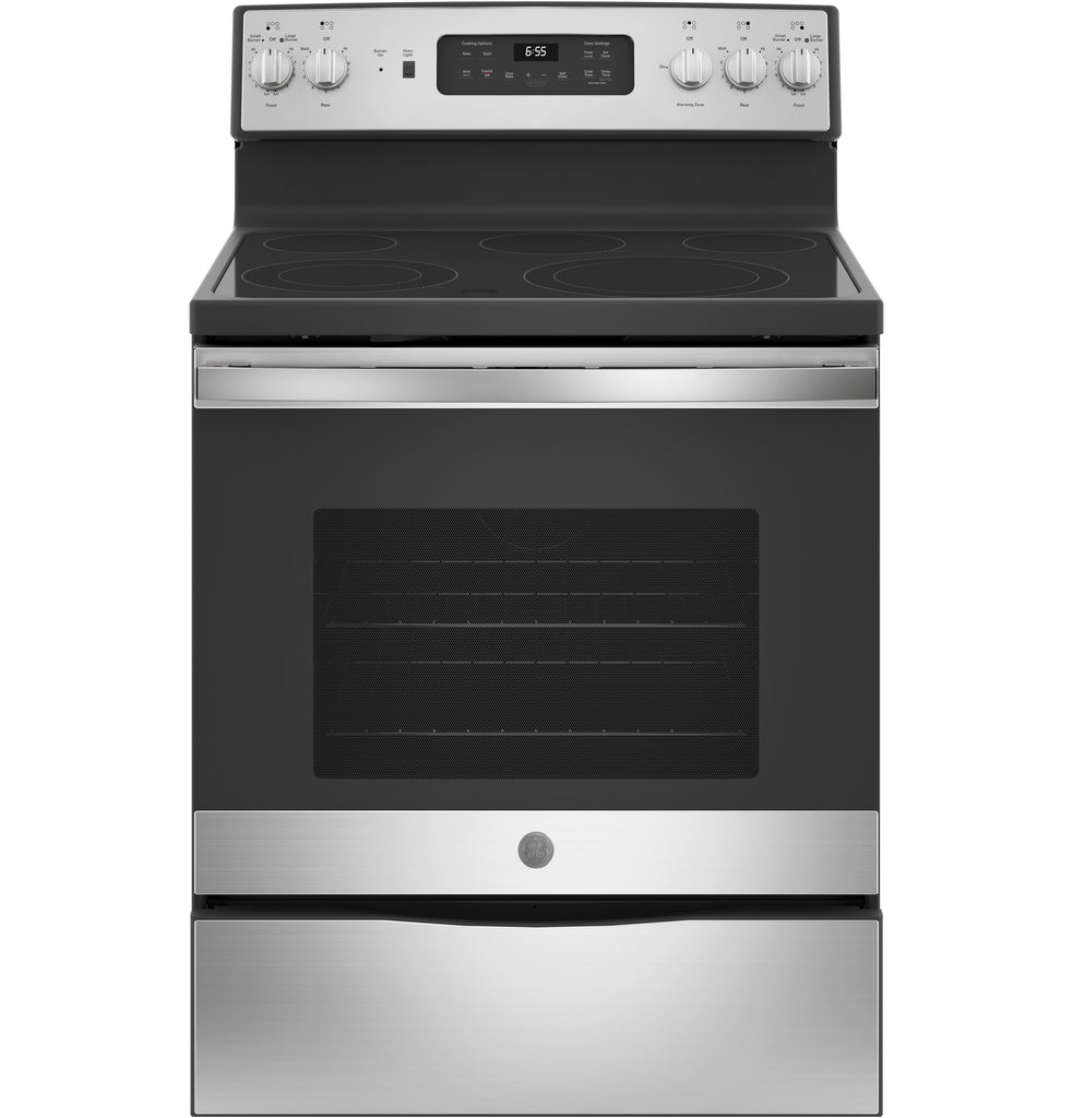 GE® 30" Free-Standing Electric Convection Range