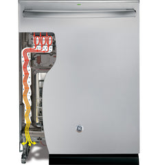 Adora series by GE® Stainless Steel Interior Dishwasher with Hidden Controls