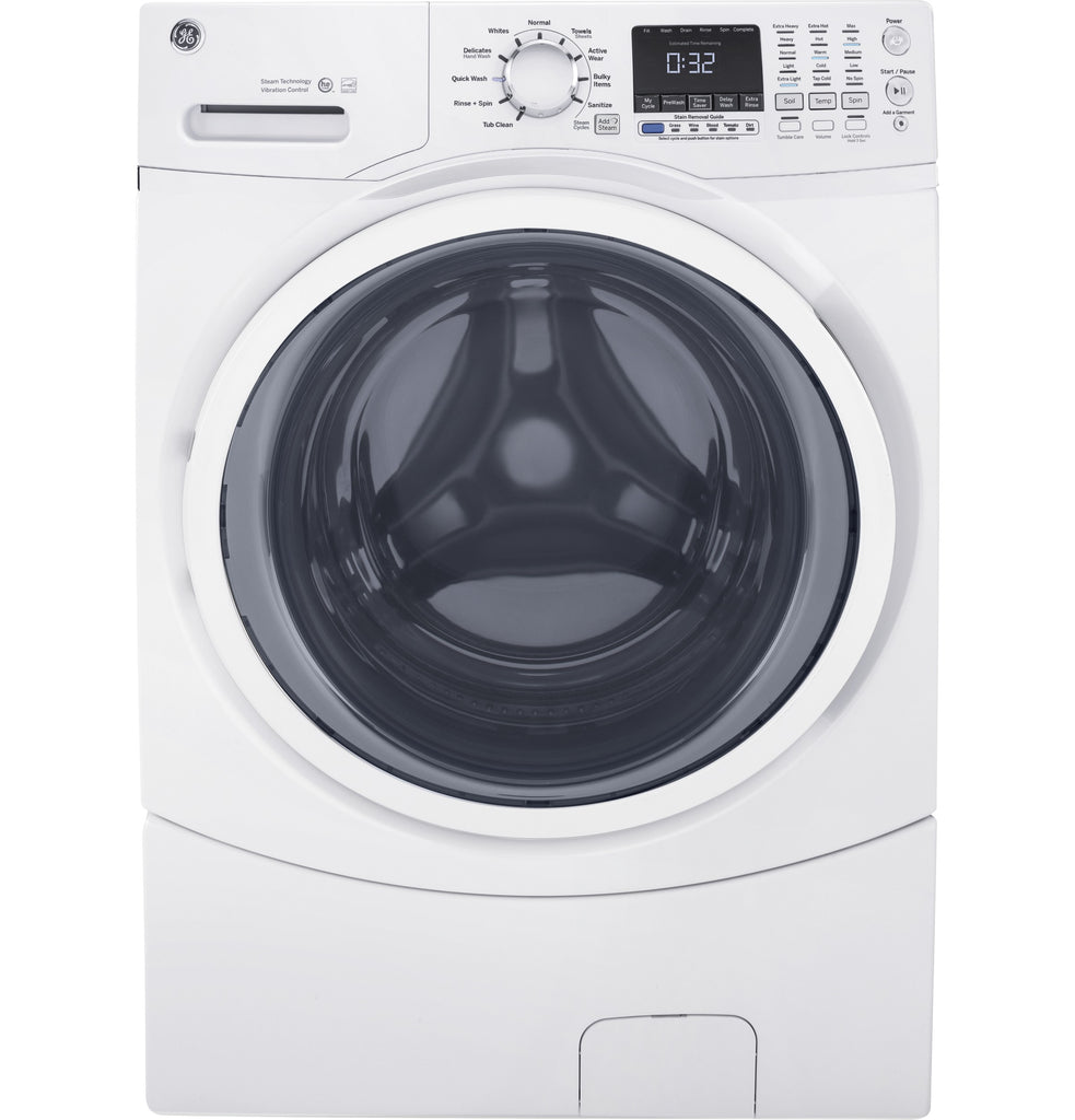 GE® 4.5 cu. ft. Capacity Front Load ENERGY STAR® Washer with Steam