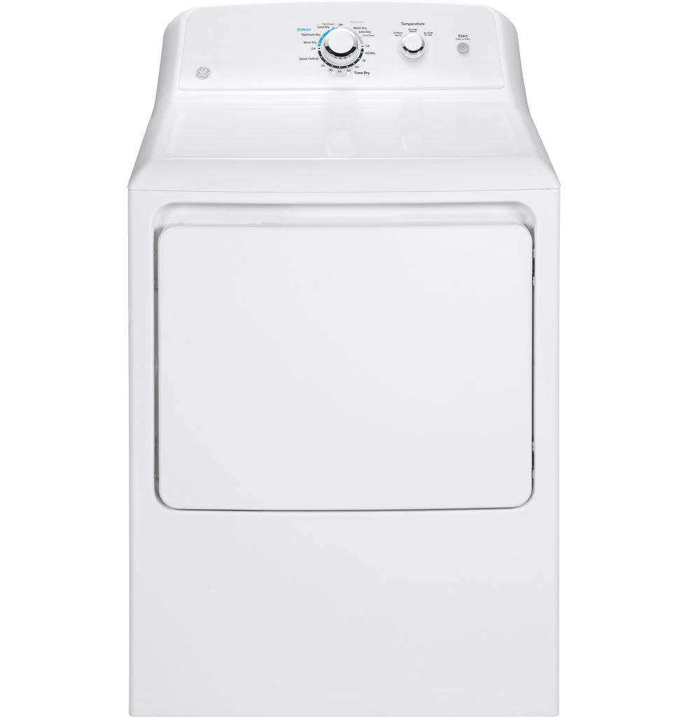 GE® 7.2 cu. ft. Capacity aluminized alloy drum Electric Dryer